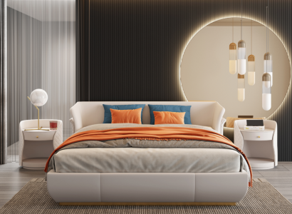 Bed Upholstery Design Luxury Double Beds Sleep Room 180x200cm new